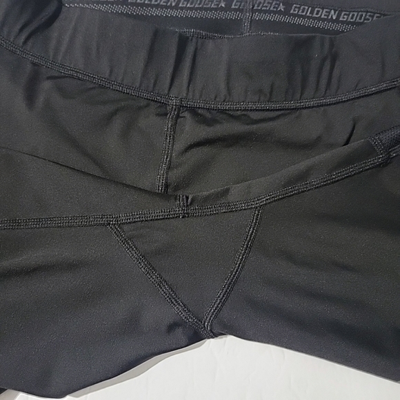 Golden Goose Women's Logo Print Cropped Leggings Size Medium - Picture 11 of 16